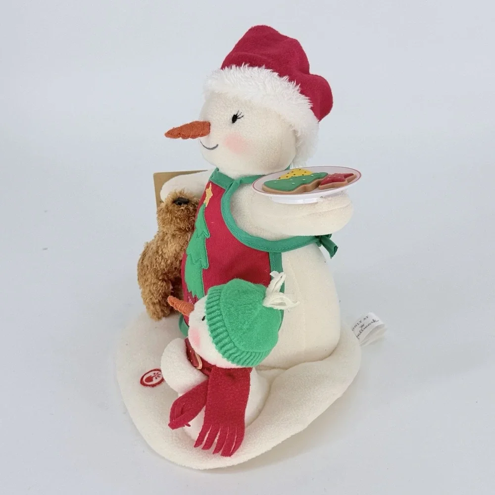 Hallmark Jingle Pals Time for Cookies 2015 Snowman Plush Animated Music‎ NWT